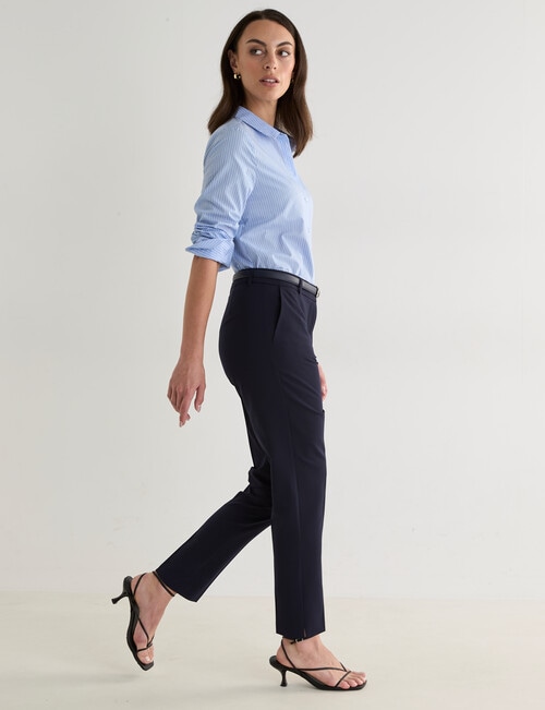 Oliver Black Two-Way-Stretch Tapered Pant, Midnight product photo View 07 L