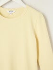 Switch Emma Long Sleeve Rib Tee, Lemon product photo View 02 S