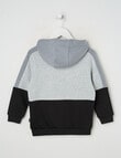 Mac & Ellie Colourblock 1/4 Zip Hoodie, Greymarle product photo View 04 S