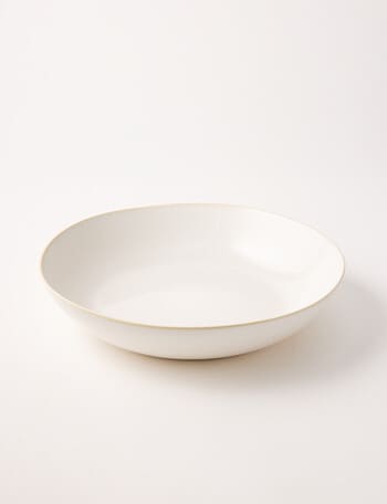 Stevens Amara Serve Bowl, 27.8cm, White Speckle product photo