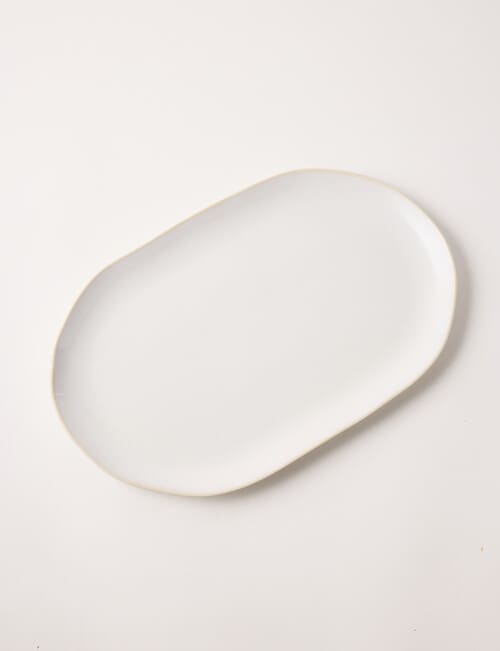 Stevens Amara Platter, 37cm, White Speckle product photo View 03 L