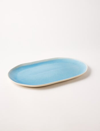 Stevens Amara Platter, 37cm, Blue product photo