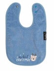 Mum 2 Mum Wonder Bib, My First Christmas, Blue product photo