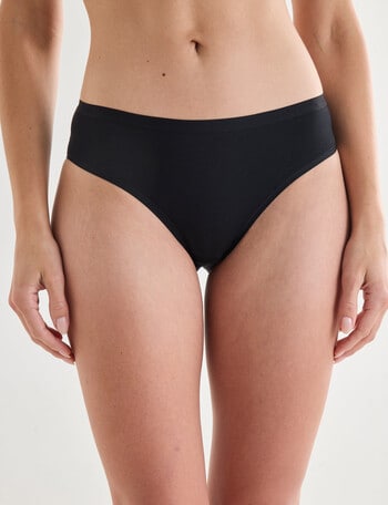 Lyric Ashley Hi Cut Brief, Black product photo