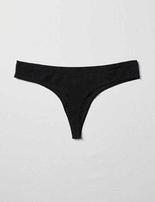 Lyric Ashley G-String Brief, Black product photo View 02 L