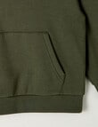 Mac & Ellie Good Vibes Oversize Hoodie, Khaki product photo View 03 S