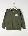 Mac & Ellie Good Vibes Oversize Hoodie, Khaki product photo