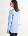 Oliver Black Classic Stripe Shirt, Blue Stripe product photo View 02 S