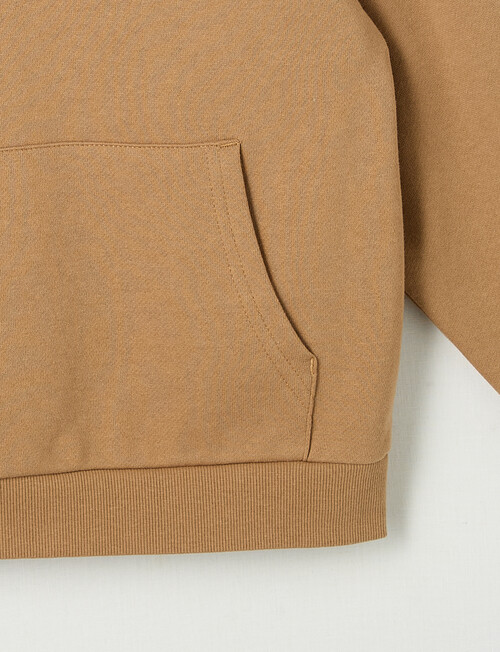 Mac & Ellie Good Vibes Oversize Hoodie, Tan product photo View 03 L