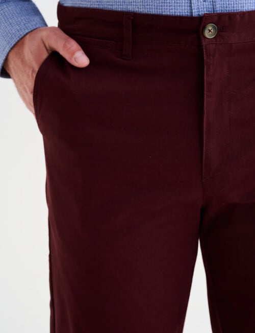 Chisel Classic Chino, Burgundy product photo View 04 L