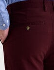Chisel Classic Chino, Burgundy product photo View 06 S