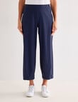 Ella J Barrel Leg Pant, Navy product photo