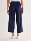 Ella J Barrel Leg Pant, Navy product photo View 02 S
