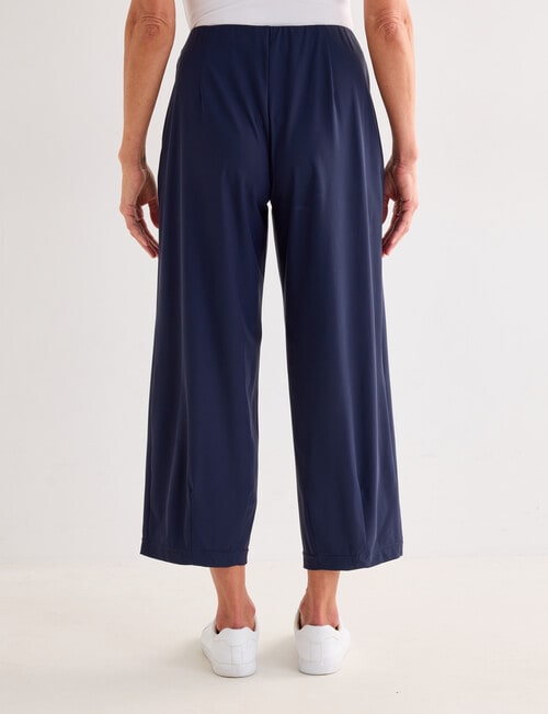 Ella J Barrel Leg Pant, Navy product photo View 02 L
