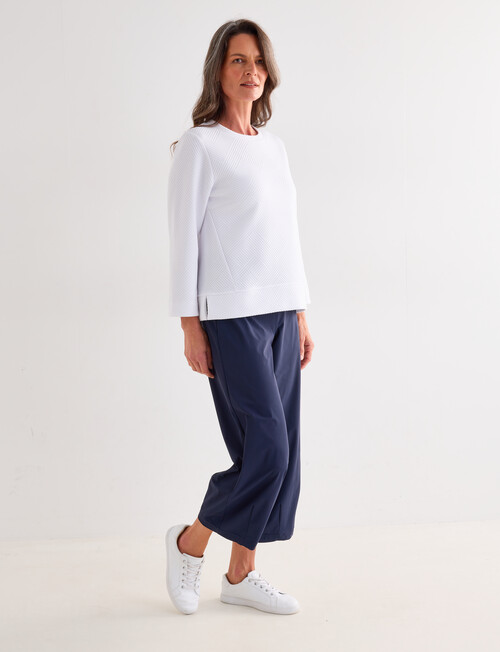 Ella J Barrel Leg Pant, Navy product photo View 03 L