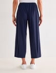 Ella J Barrel Leg Pant, Navy product photo View 02 S