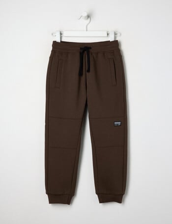 Mac & Ellie Knee Panel Trackpant, Chocolate product photo