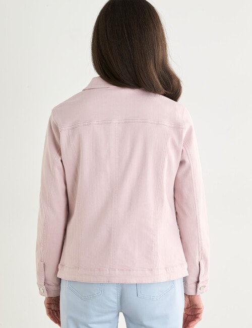 Ella J Jacket Cotton, Pale Pink product photo View 02 L