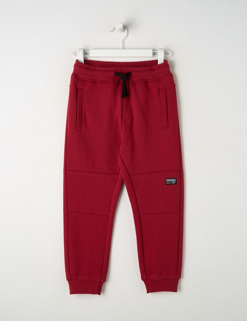 Mac & Ellie Knee Panel Trackpant, Red product photo