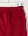 Mac & Ellie Knee Panel Trackpant, Red product photo View 04 S