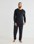 Mazzoni Viscose Rayon from Bamboo Sleep Pant, Black product photo View 03 S