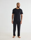 Mazzoni Viscose Rayon from Bamboo Sleep Pant, Black product photo View 05 S