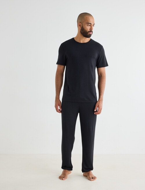 Mazzoni Viscose Rayon from Bamboo Sleep Pant, Black product photo View 05 L