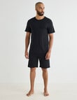Mazzoni Viscose Rayon from Bamboo Sleep Short, Black product photo View 03 S
