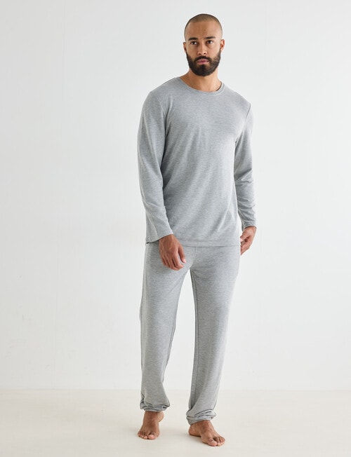 Mazzoni Viscose Rayon from Bamboo Sleep Pant, Grey Marle product photo View 03 L