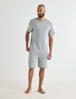 Mazzoni Viscose Rayon from Bamboo Sleep Short, Grey Marle product photo View 03 S