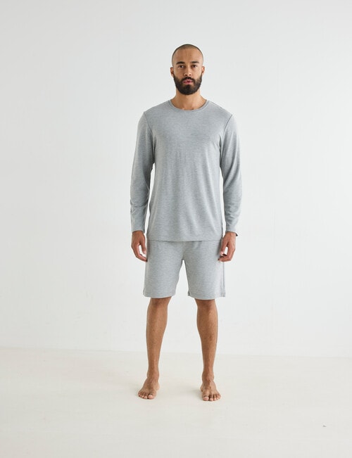 Mazzoni Viscose Rayon from Bamboo Sleep Short, Grey Marle product photo View 05 L