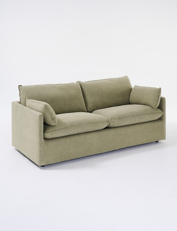 Marcello&Co Aspen Fabric 2.5 Seater Sofa Bed, Sage V2 product photo