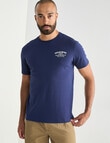 Motor Co. Printed Tee, Marine Blue product photo