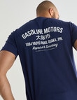 Motor Co. Printed Tee, Marine Blue product photo View 05 S