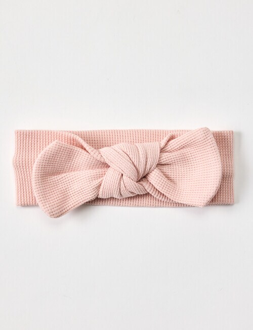 Teeny Weeny Waffle Headband, 2-Pack, Lilac & Pink product photo View 03 L