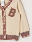 Teeny Weeny V-Neck Knit Cardigan, Chalk product photo View 02 S