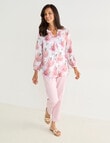 Ella J Coloured Jean, Pale Pink product photo View 03 S