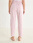 Ella J Coloured Jean, Pale Pink product photo View 02 S