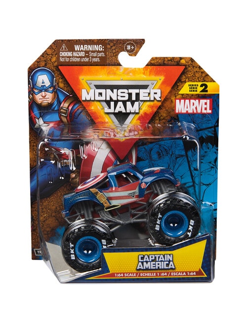Monster Jam 1:64 Marvel Single, Assorted product photo View 12 L