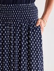 Ella J Skirt, Navy Spot product photo View 04 S