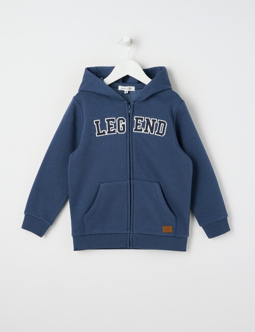 Mac & Ellie Front Zip Hoodie, Ink product photo