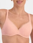Berlei Barely There Lace T-Shirt Bra, Perpetual Pink, B-DD product photo