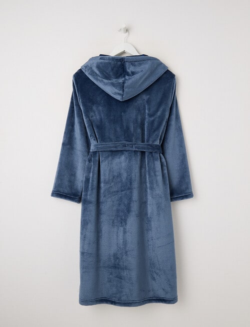 Sleep Squad Lightning Hooded Robe, Vintage Indigo, 8-16 product photo View 02 L
