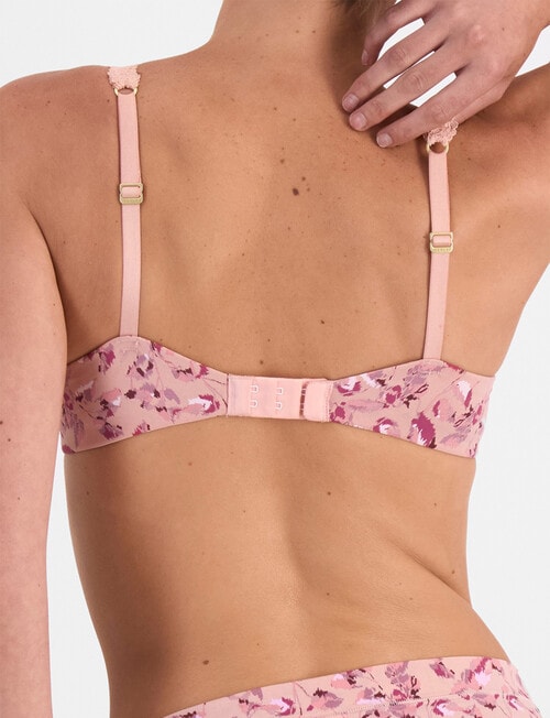 Berlei Barely There Micro T-Shirt Bra, Luxe Feuilles, B-E product photo View 03 L