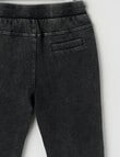 Mac & Ellie Knee Panel Trackpant, Acid Black product photo View 02 S