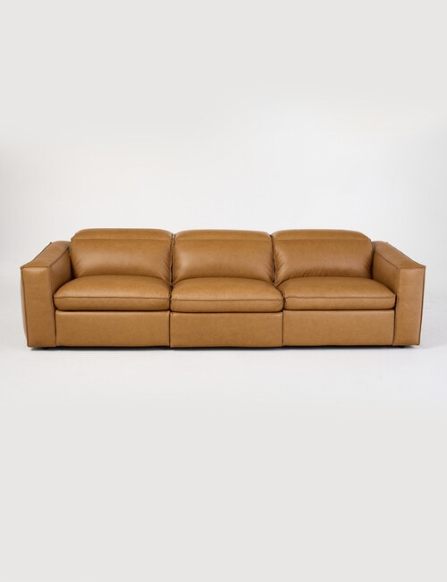 Marcello&Co Tasman Leather Electric 3 Seater Sofa product photo View 02 L