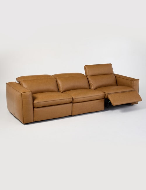 Marcello&Co Tasman Leather Electric 3 Seater Sofa product photo View 04 L