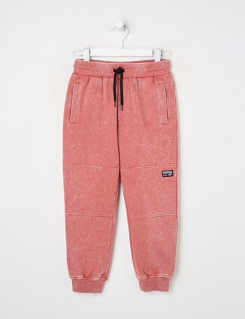 Mac & Ellie Knee Panel Trackpant, Acid Brick product photo