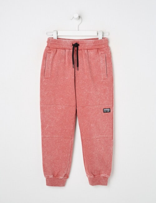 Mac & Ellie Knee Panel Trackpant, Acid Brick product photo