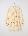 Sleep Squad Pup Pals Printed Shawl Robe, Wax Paper, 8-16 product photo View 02 S